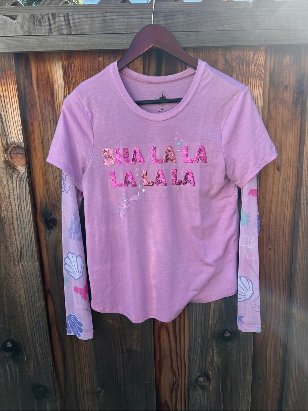Disney The Little Mermaid “Sha La La” long sleeve top